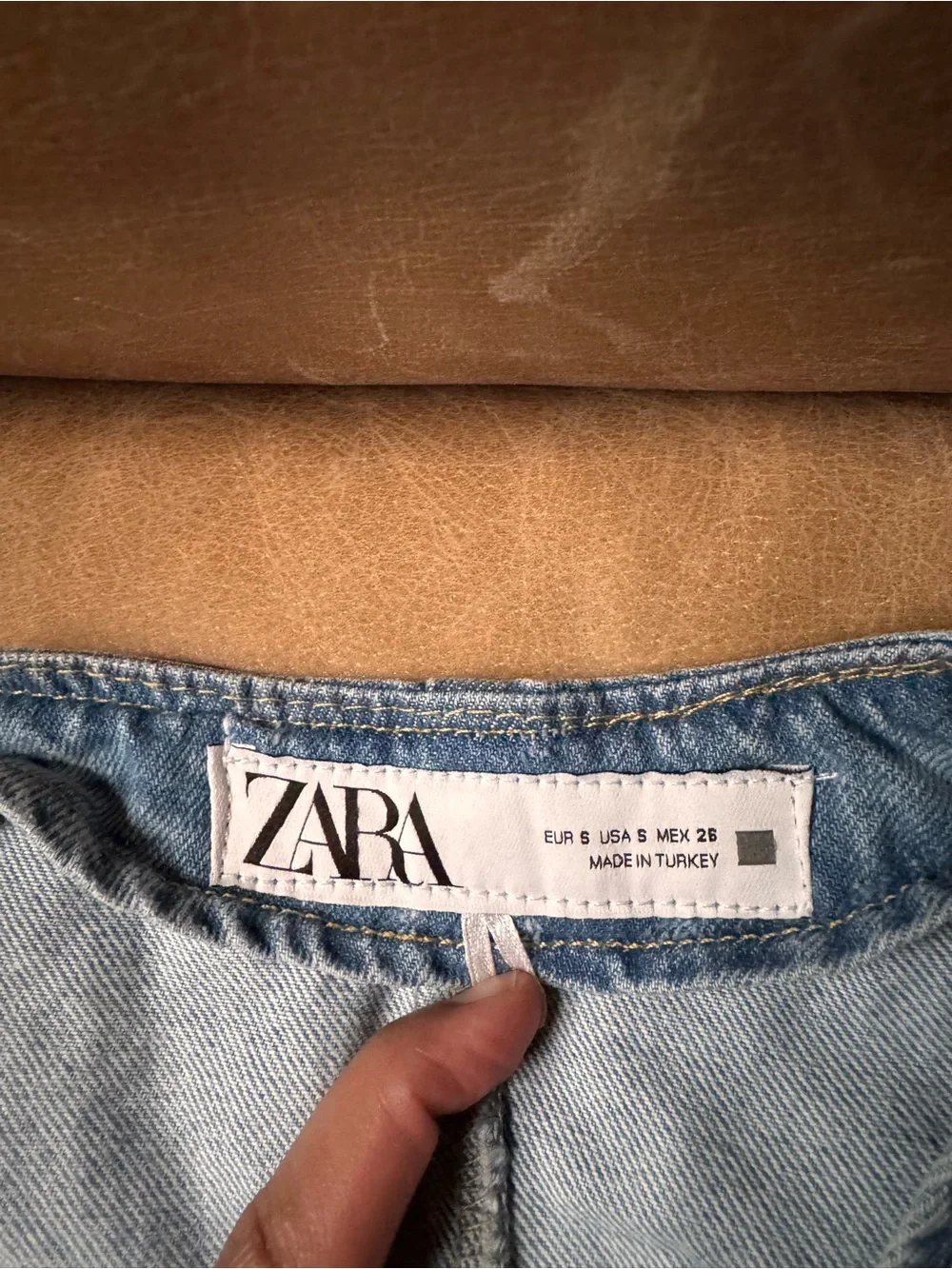 Zara Light Blue Denim Vest with Button Front western coastal layering summer - Picture 7 of 7